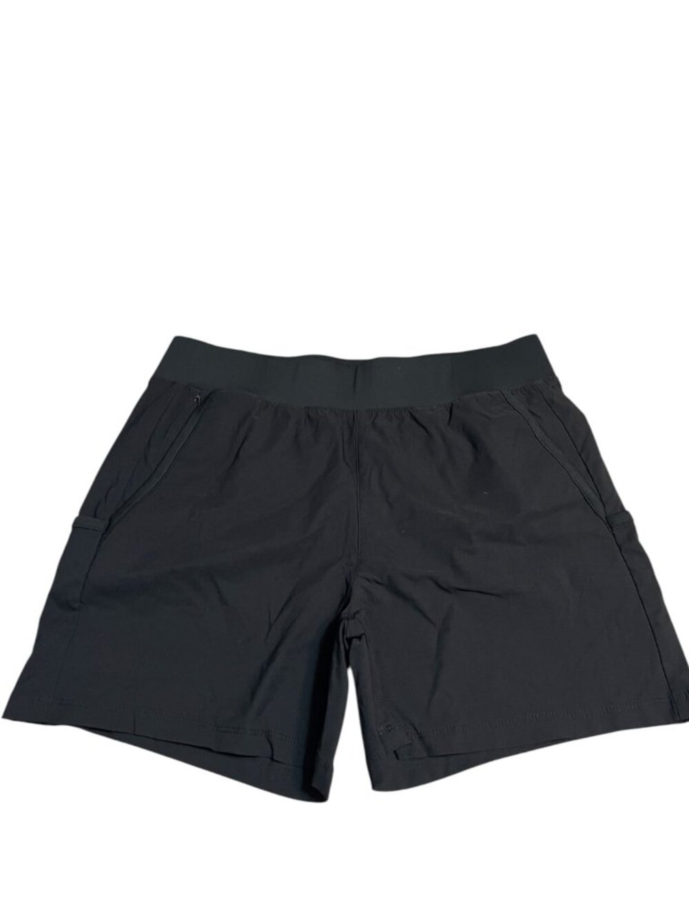 Columbia Sportswear Womens Black Nylon Hiking Athletic Shorts Zip Pockets Size M